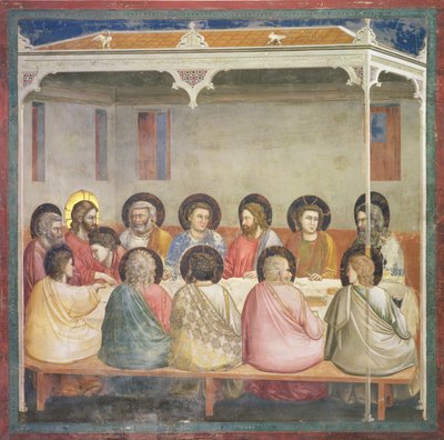 The Last Supper by Giotto di Bondone